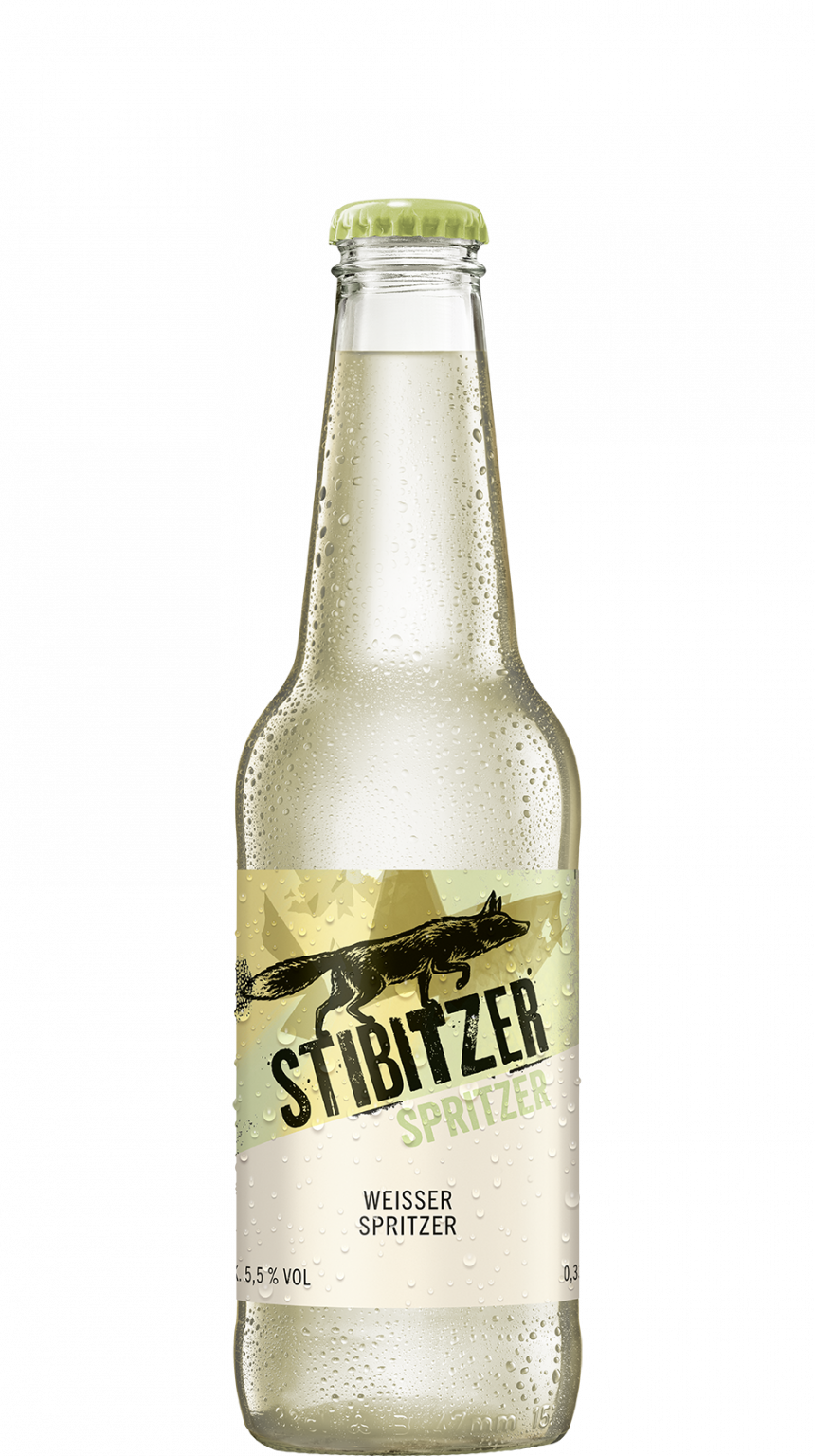 Eine Flasche Stibitzer Spritzer